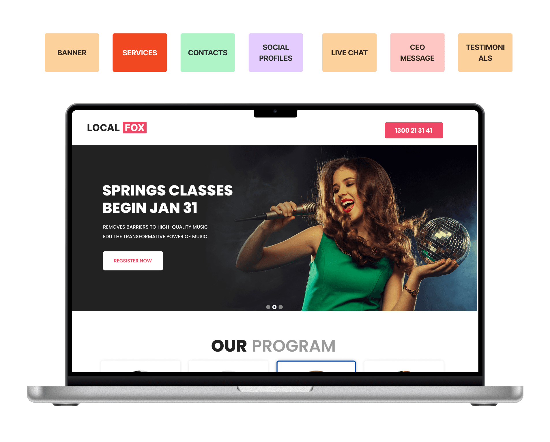 Single Page Website